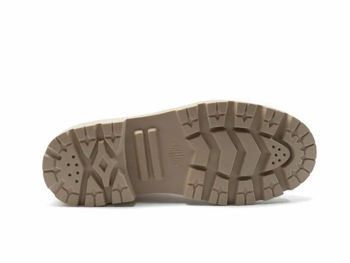 Palladium Pallabase Twill Beige Tan Women Heel Boots