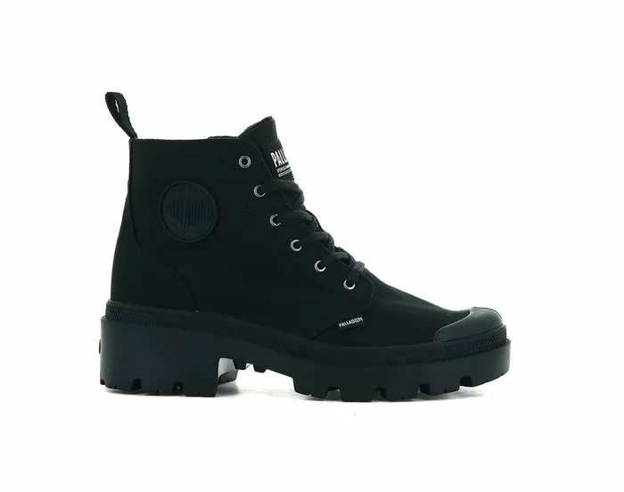 Palladium Pallabase Twill Blackblack Women Boots