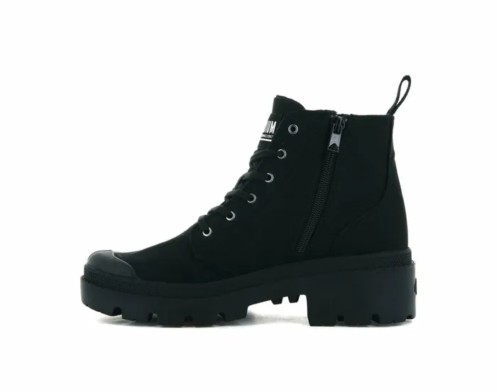 Palladium Pallabase Twill Blackblack Women Boots