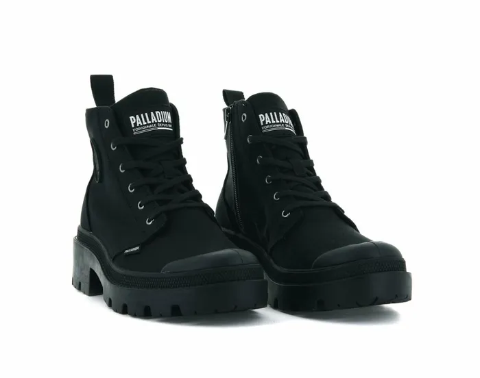 Palladium Pallabase Twill Blackblack Women Boots