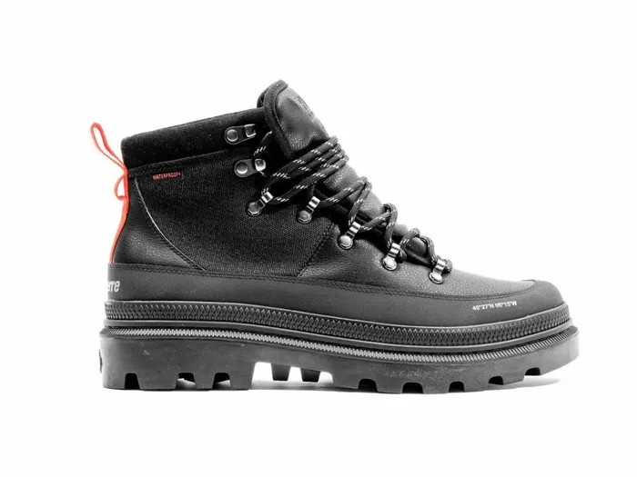 Palladium Pallatrooper Hiker Wp Black Women Boots