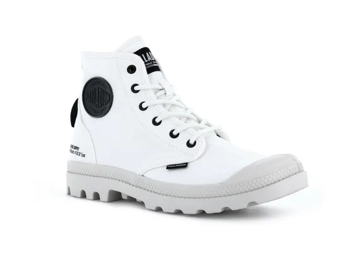 Palladium Pampa Hi Htg Supply Star White Kids Boots