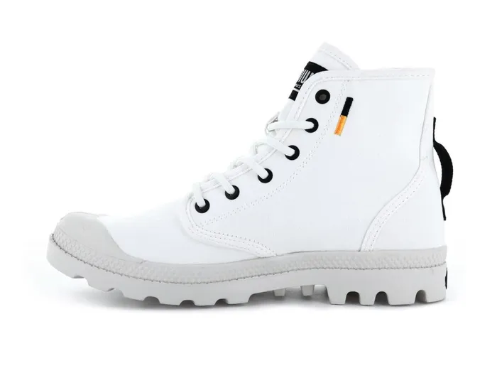 Palladium Pampa Hi Htg Supply Star White Kids Boots