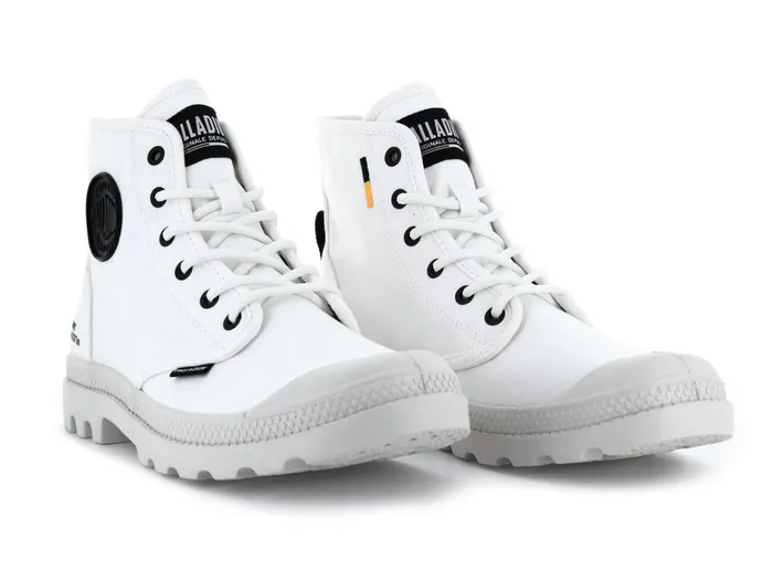 Palladium Pampa Hi Htg Supply Star White Kids Boots