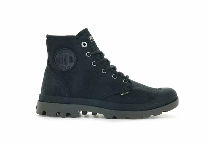 Palladium Pampa Hi Wax Black Kids Boots