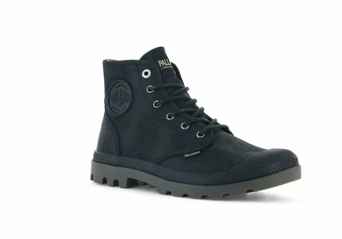 Palladium Pampa Hi Wax Black Kids Boots