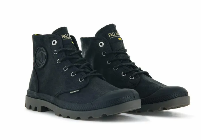 Palladium Pampa Hi Wax Black Kids Boots