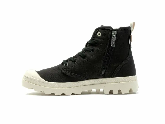 Palladium Pampa Hi Zip Organic Black Women Boots