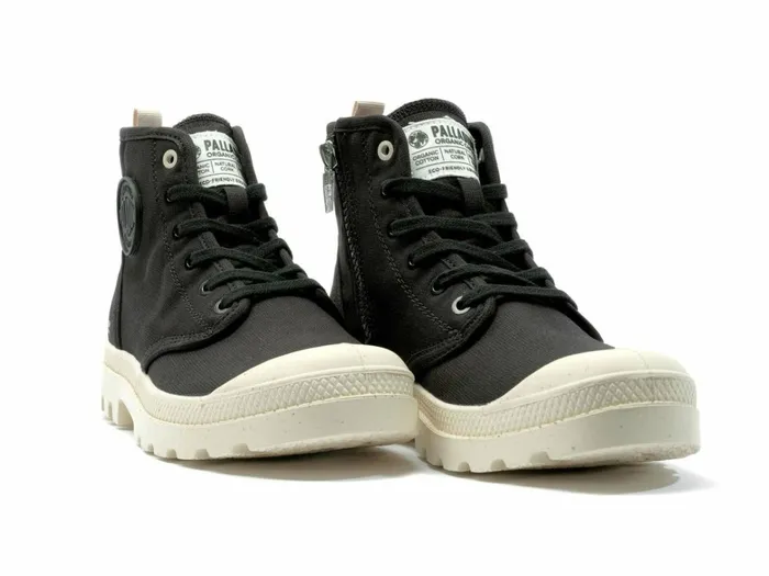Palladium Pampa Hi Zip Organic Black Women Boots