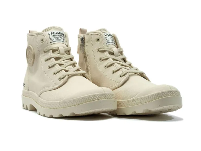 Palladium Pampa Hi Zip Organic Sahara Kids Boots