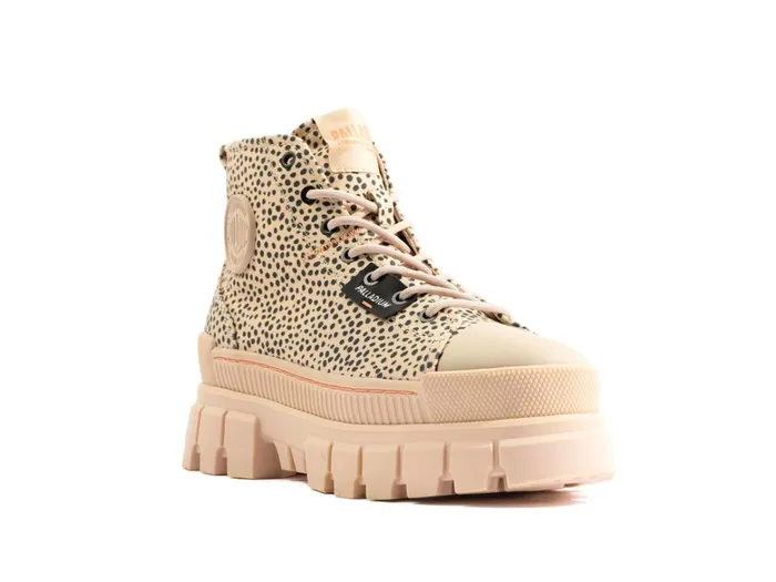 Palladium Revolt Safari Sand Print Women Boots