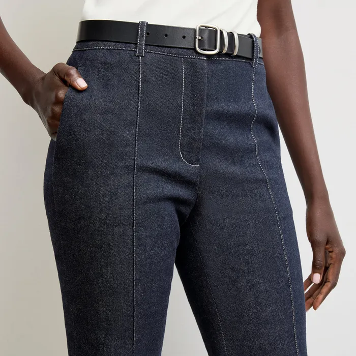 Pants Women M M LaFleur The Rowe 821770s Jean 8211 Stretch Denim Midnight Wash