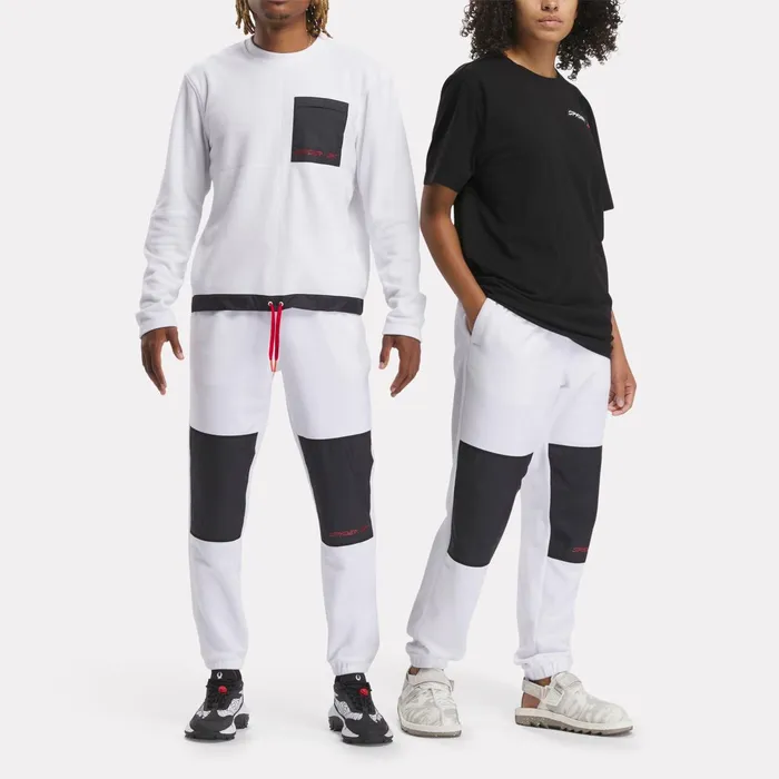 Pants Womens Spyder Unisex Spyder X Reebok Lounge 8211 White