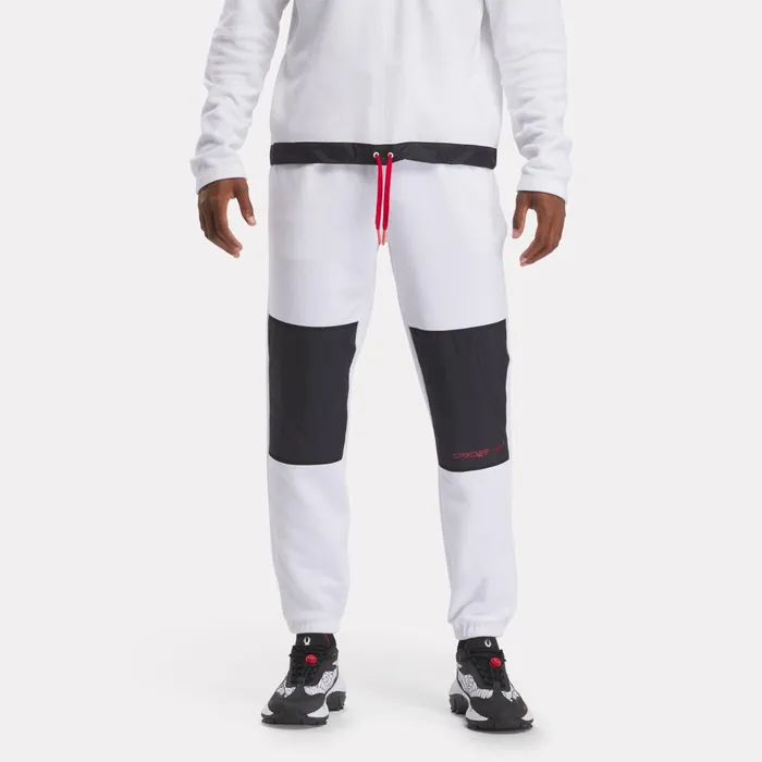 Pants Womens Spyder Unisex Spyder X Reebok Lounge 8211 White