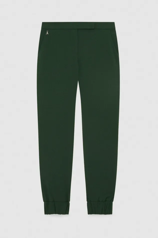 Patrizia Pepe Lowwaisted Crepe Jogger Pants Green Tuscany Green Apparel Joggers