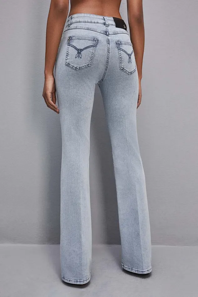 Patrizia Pepe Slim Stretch Denim Jeans Light Blue Light Bleached Wash Apparel Jeans