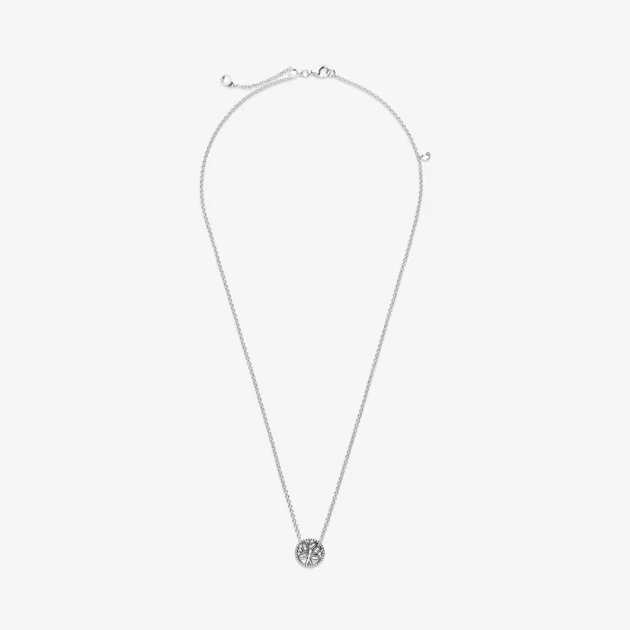 Pendant Necklaces Women Pandora Sparkling Family Tree Necklace