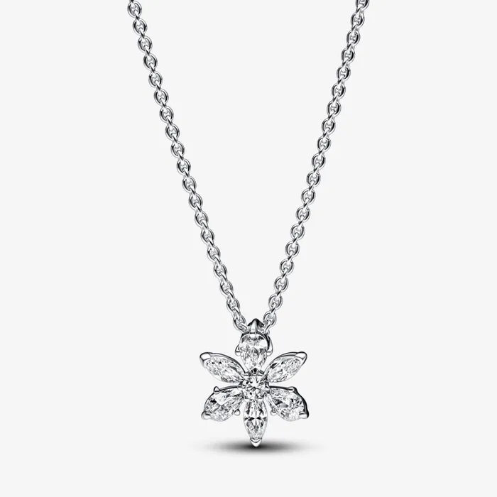 Pendant Necklaces Women Pandora Sparkling Herbarium Cluster Pendant Necklace Sterling Silver