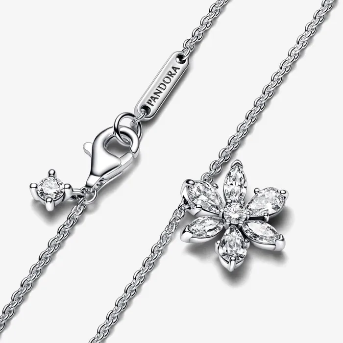 Pendant Necklaces Women Pandora Sparkling Herbarium Cluster Pendant Necklace Sterling Silver