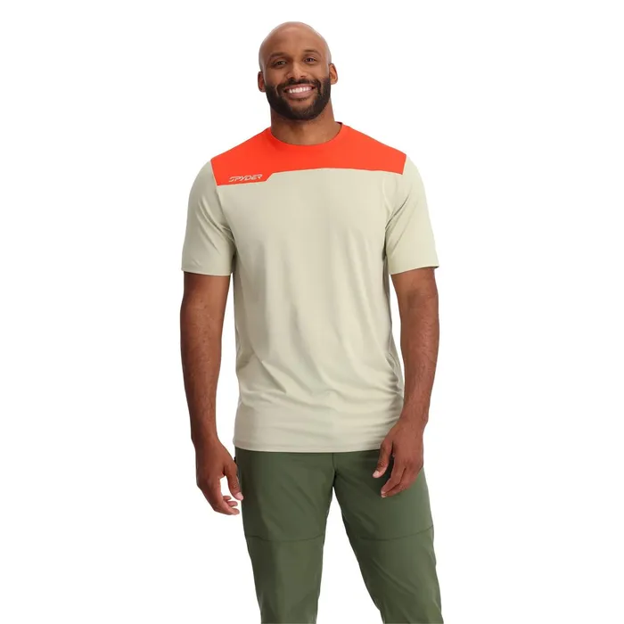 Performance Mens Spyder Arc Short Sleeve Tech Tee 8211 Ash
