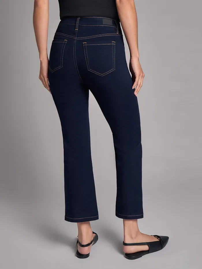 Petite High Rise Cropped Kick Flare Jeans Women Jones New York Petite Denim Petite High Rise Cropped Kick Flare Jeans Women Jones New York Petite Denim