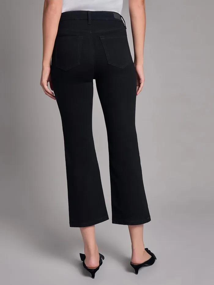 Petite High Rise Cropped Kick Flare Jeans Women Jones New York Petite Pants and Skirts Petite High Rise Cropped Kick Flare Jeans Women Jones New York Petite Pants and Skirts