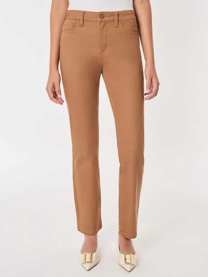 Petite Lexington Straight Leg Jeans Caramel Women Jones New York Petite Denim