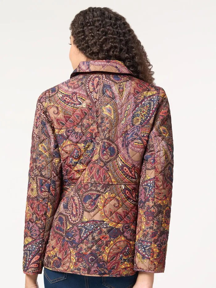 Petite Printed Quilted Jacket Women Jones New York Petite Outerwear Petite Printed Quilted Jacket Women Jones New York Petite Outerwear