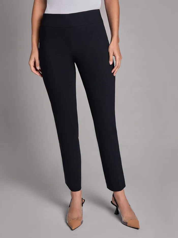 Petite PullOn Straight Leg Pants Stretch Twill Women Jones New York Petite Pants and Skirts