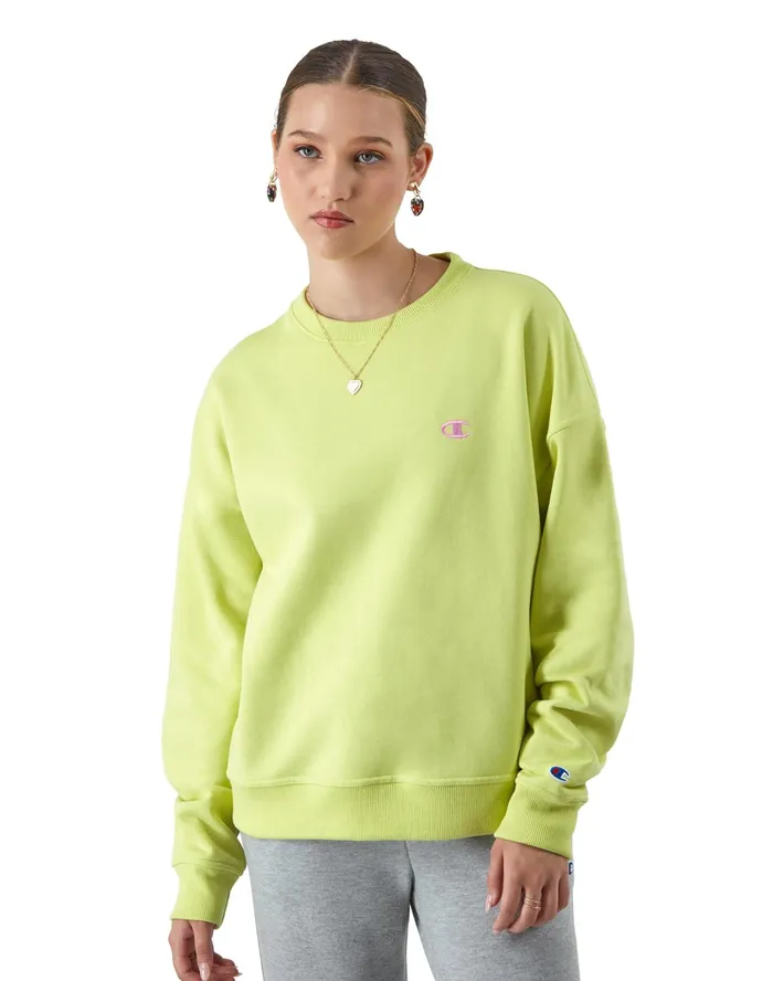 Powerblend Crewneck Sweatshirt C Logo Swimming Line Women Champion Hoodies and Sweatshirts Powerblend Crewneck Sweatshirt C Logo Swimming Line Women Champion Hoodies and Sweatshirts
