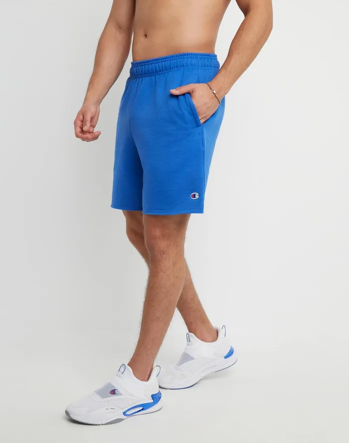 Powerblend Fleece Shorts C Logo 7034 Bright Royal Men Champion Shorts