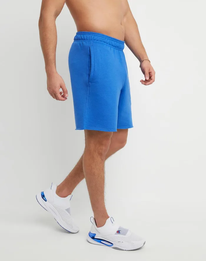 Powerblend Fleece Shorts C Logo 7034 Bright Royal Men Champion Shorts