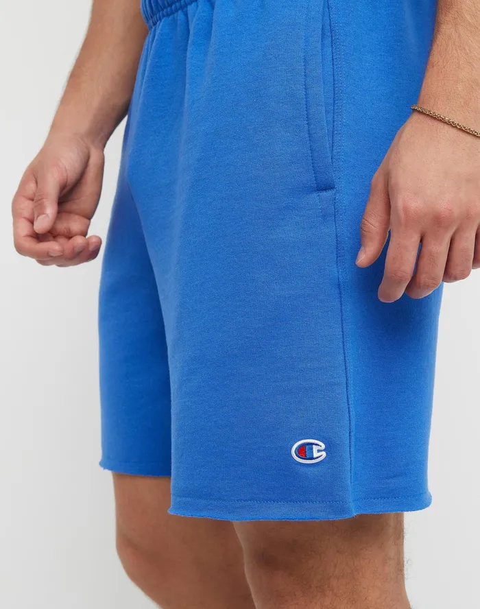 Powerblend Fleece Shorts C Logo 7034 Bright Royal Men Champion Shorts
