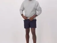 Powerblend Fleece Shorts C Logo 7034 Bright Royal Men Champion Shorts