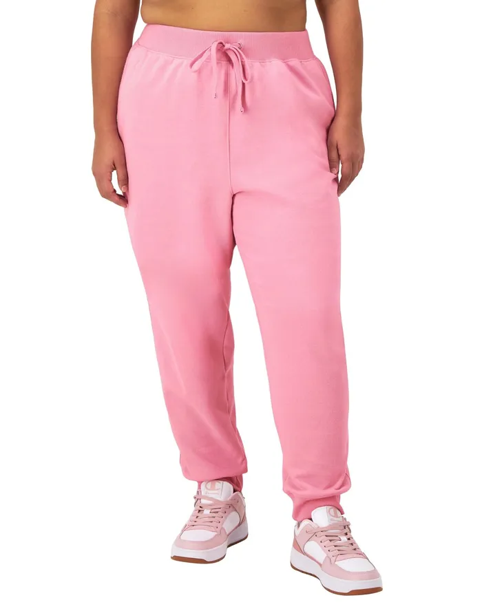Powerblend Joggers C Logo 29034 Plus Size Marzipan Pink Women Champion Pants