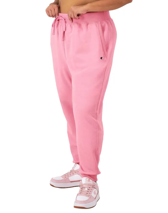 Powerblend Joggers C Logo 29034 Plus Size Marzipan Pink Women Champion Pants