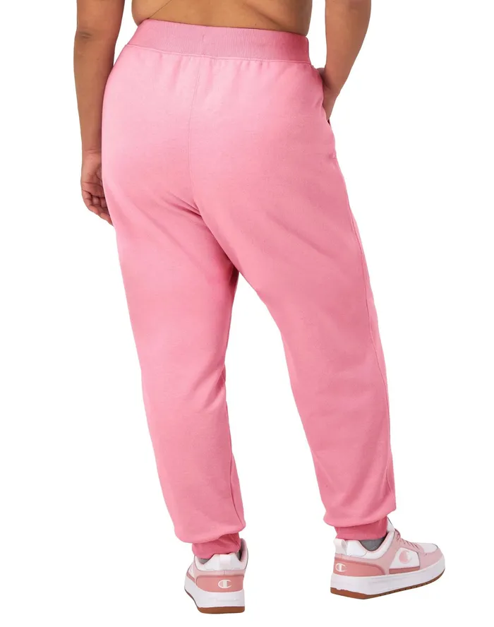 Powerblend Joggers C Logo 29034 Plus Size Marzipan Pink Women Champion Pants