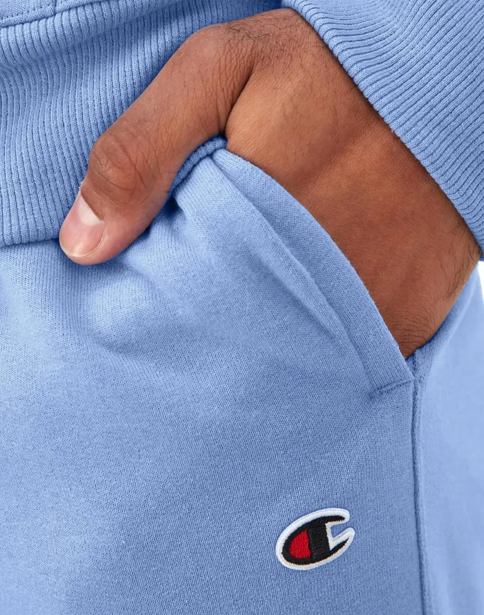 Powerblend Joggers C Logo 31034 Plaster Blue Men Champion Pants and Joggers
