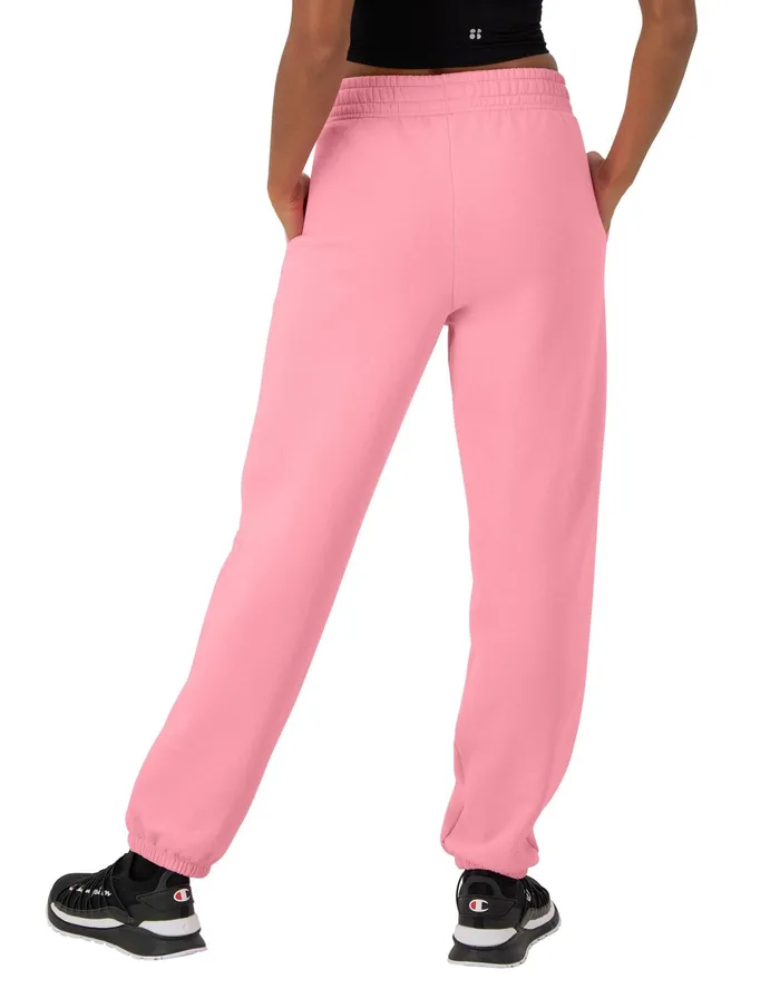 Powerblend Oversized Sweatpants C Logo 29034 Marzipan Pink Women Champion Pants