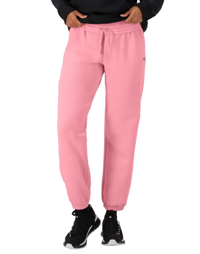 Powerblend Oversized Sweatpants C Logo 29034 Marzipan Pink Women Champion Pants