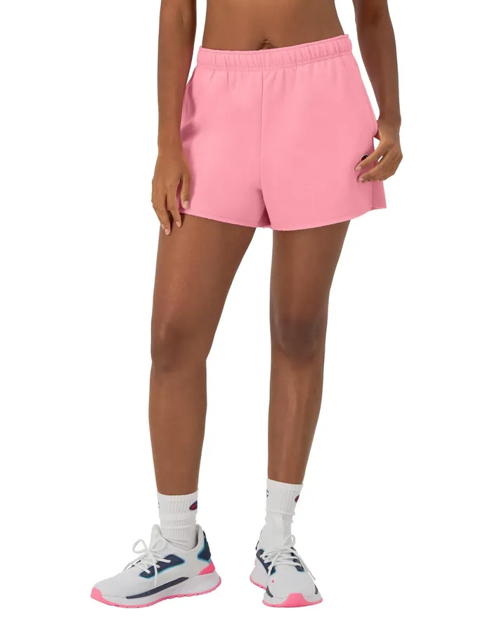 Powerblend Shorts C Logo 3034 Marzipan Pink Women Champion Shorts