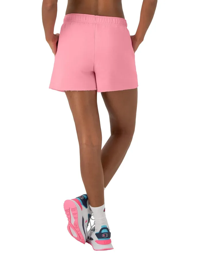 Powerblend Shorts C Logo 3034 Marzipan Pink Women Champion Shorts