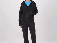 Powerblend ZipUp Hoodie Script Logo Oxford Grey Women Champion Jackets