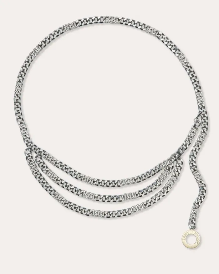 Ramy Brook Belts Women Drea Chain Belt Silver