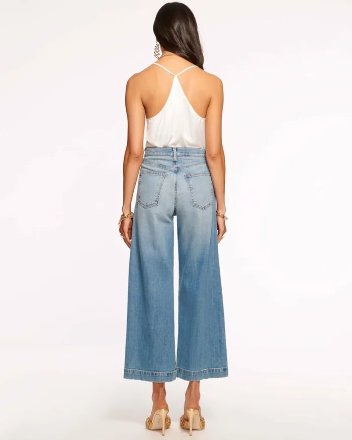 Ramy Brook Denim Women Cropped Tyra Jean Light Wash
