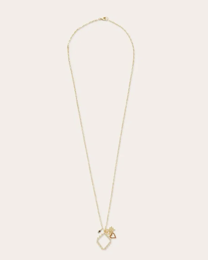 Ramy Brook Jewelry Women Zena Charm Necklace Gold