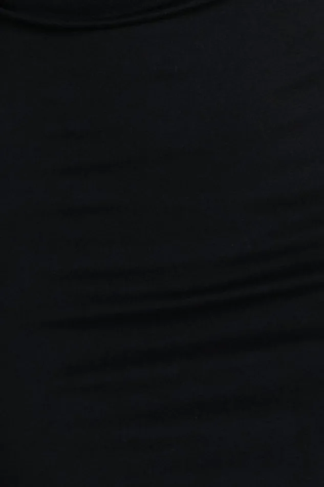 Rani Midi Dress 8211 Off Shoulder Long Sleeve Bodycon Dress In Black Women Showpo Curve Clothes