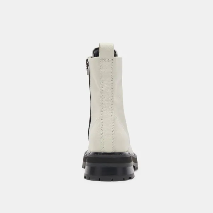 Ranier Boots Off White Leather Women Dolce Vita Boots and Booties