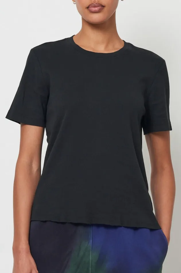 Raquel Allegra Black Boy Tee Women Tops