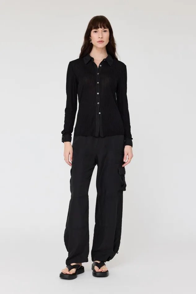 Raquel Allegra Black Jane Top Women Tops